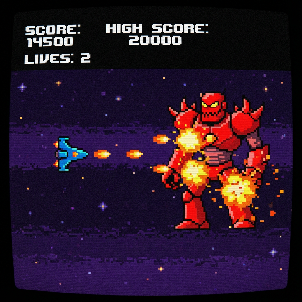 Retro Game Style